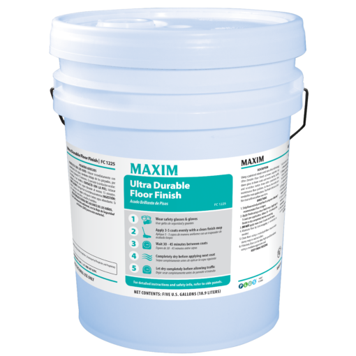 [122500] Maxim Ultra Durable Floor Finish 5 gal