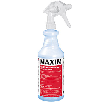 [043000-12] Maxim Hard Surface Sanitizer Tabletop and Decanter (1 qt/12/Case)