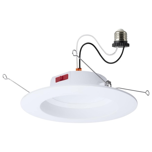 [S12604] Satco 10WLED/DLR/5-6/5CCT/E/RND/WH