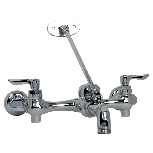[8344012.002] American Standard Top Brace Wall-Mount Service Sink Faucet with 6-Inch Vacuum Breaker Spout