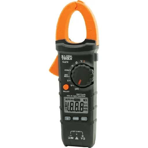 [CL220] Klein Tools 600 Volt Ac/Dc 400 Amp Auto-Ranging Digital Clamp Meter W/ Temp