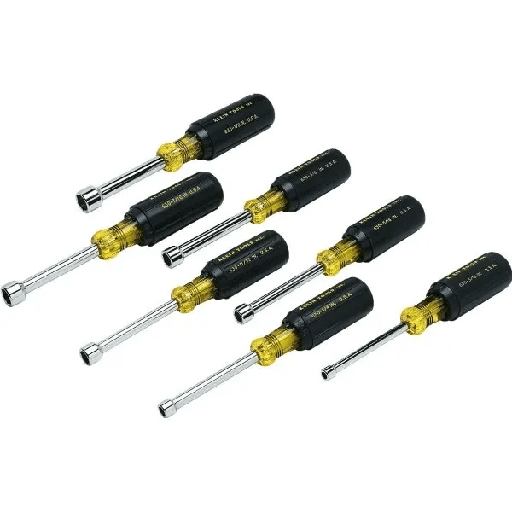 [631] Klein Tools® 7-Piece Cushion-Grip Nut Driver Set