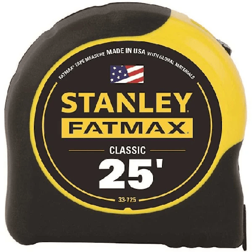 [33-725Y] Stanley 25 Ft Fatmax Tape Measure