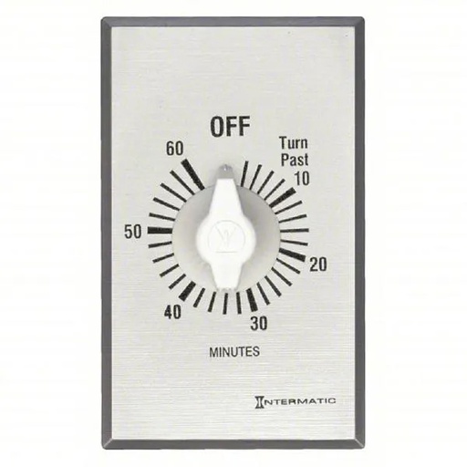 [FF60MD89] Intermatic 60 Minute Spring-Wound Switch Timer W/ Plate