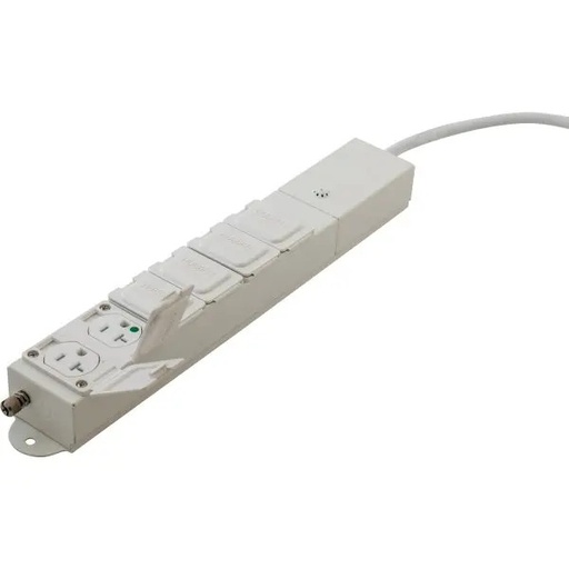 [HBL6MG620] Hubbell Healthcare Outlet Assembly 6-Outlet 20 Amp Surge Protective Power Strip W/ 6 Ft Cord