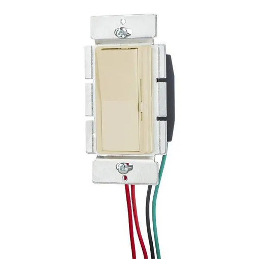 [LCD150DI] Hubbell Wiring Single Pole 3-Way 120 Volt Rocker Dimmer Switch Ivory