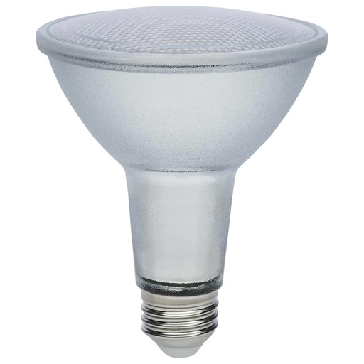 [S11497] Satco 12W Econo LED PAR30LN 3000K Medium Base 120-277V Silver Finish
