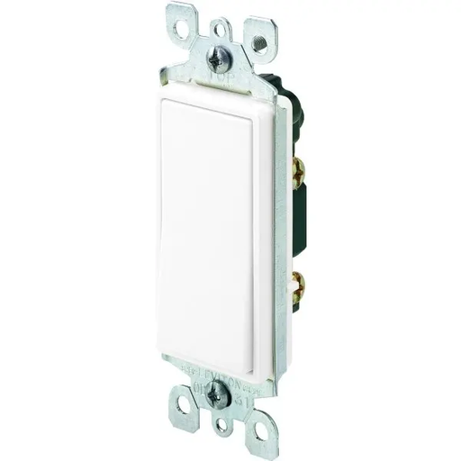 [RSD115ILW] Hubbell-Pro Illuminated 15 Amp 120 Vac 2-Position Rocker Switch (White)