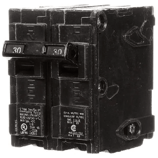 [Q230] Siemens 30 Amp 120/240 Volt 2-Pole Interchangeable Circuit Breaker