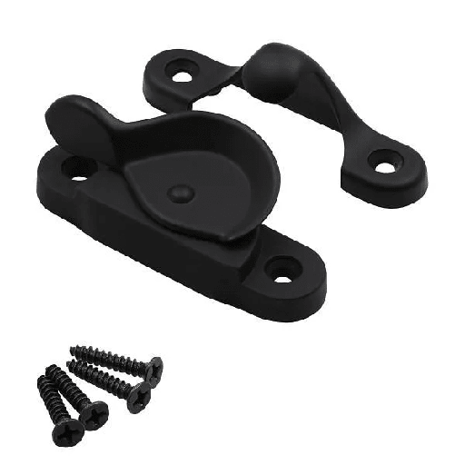 [F 26208] Prime-Line Zinc Sliding Window Sash Lock, 1-15/16", Black, Single Pack