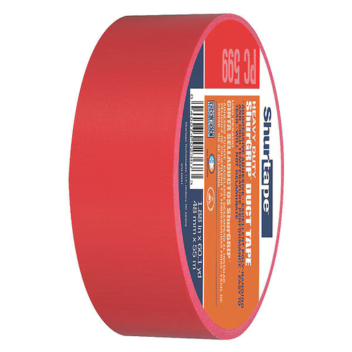 [105469] Shurtape Duct Tape, Red, 60-1/8 yd L, 1-7/8 in W