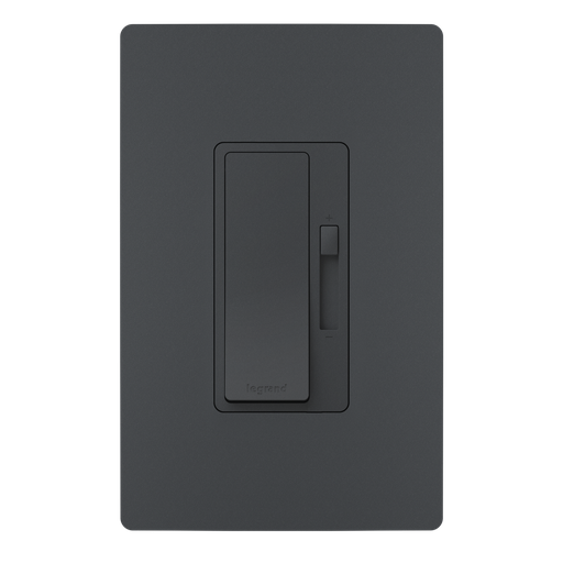 [RHL153PG] Legrand radiant 150W Rocker Dimmer for LED/CFL/Halogen/Incandescent Bulbs, 3-Way/1-Pole, Graphite