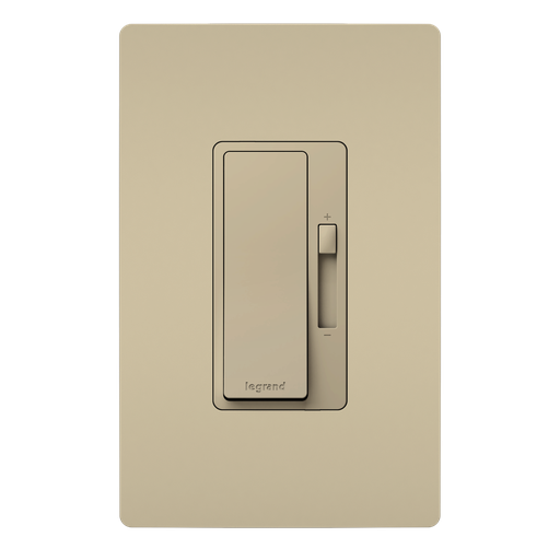 [RHL153PI] Legrand radiant 150W Rocker Dimmer for LED/CFL/Halogen/Incandescent Bulbs, 3-Way/1-Pole, Ivory