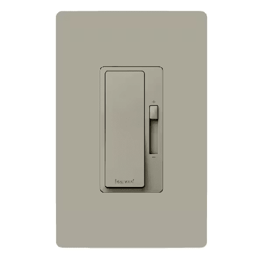 [RHL153PWPNI] Legrand radiant 150W Rocker Dimmer and Wall Plate for LED/CFL/Halogen/Incandescent Bulbs, 3-Way/1-Pole, Nickel