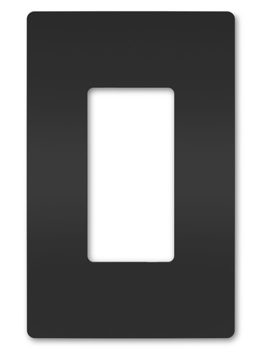 [RWP26BKCC6] Legrand radiant 1-Gang 1-Decorator/Rocker Screwless Wall Plate, Black