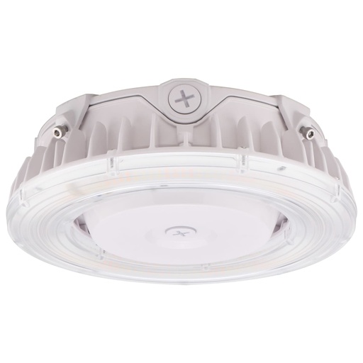 [65-625R1] Satco LED Canopy Fixture, 40 Watt, CCT Selectable, White Finish