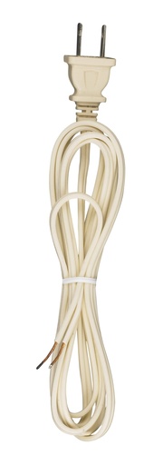 [90-2416] Satco 7ft 18/2 SPT-1 105C Ivory Cord