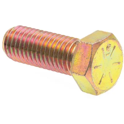 [HCI805003001-050HD] 1/2-13 in. x 3 in. GR8 Zinc Yellow External Hex Head Cap Screw (50 per Pack)