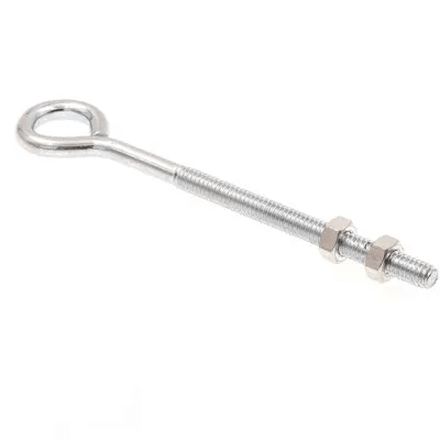[9066459] Prime-Line Eye Bolts With Nuts, 5 In.,zinc, Package Of 10