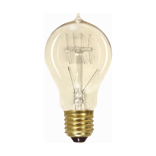 [S2419] Satco 60A19/CL/120V VINTAGE