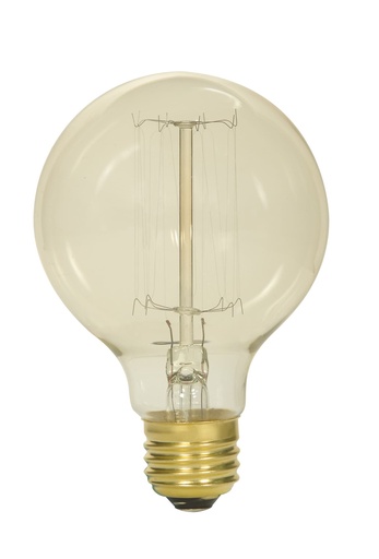 [S2425] Satco 40G25/CL/15S/120V VINTAGE