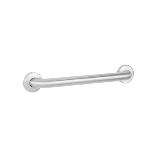 [6806x12] Bobrick Straight Satin Grab Bars, 1-1/2" Diameter, 12″ (305mm) Length