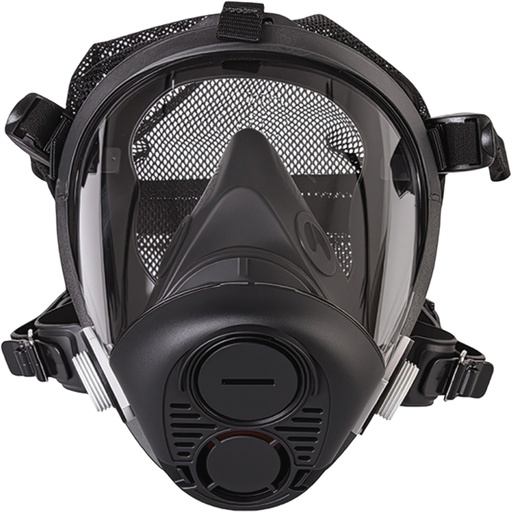 [RU65002L] Honeywell Silicone Full Facepiece with Mesh Headnet, Size L