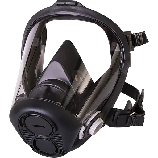 [RU65001L] Honeywell Silicone Full Facepiece with 5-Point Head Harness, Size L