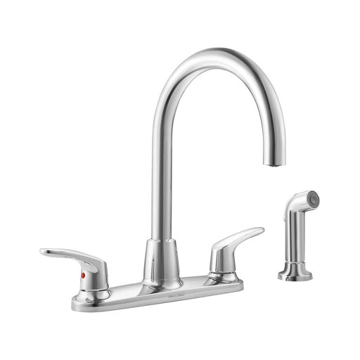 [7074551.002] American Standard Colony® PRO 2-Handle Kitchen Faucet 1.5 gpm/5.7 L/min With Side Spray