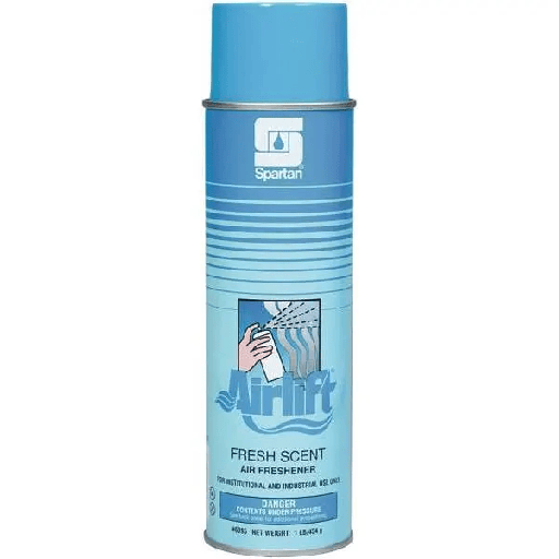 [LSJ3314] Spartan Airlift Aerosol Can Air Freshener Spray, Fresh Scent, 16 Oz, Case Of 12