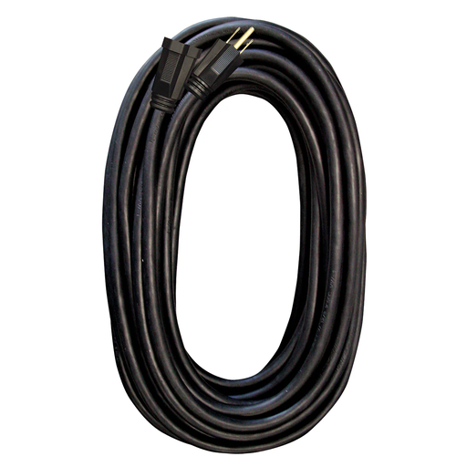 [05-00555] Voltec 12/3 SJTW Black Extension Cords – Heavy-Duty Outdoor Power, 50 ft